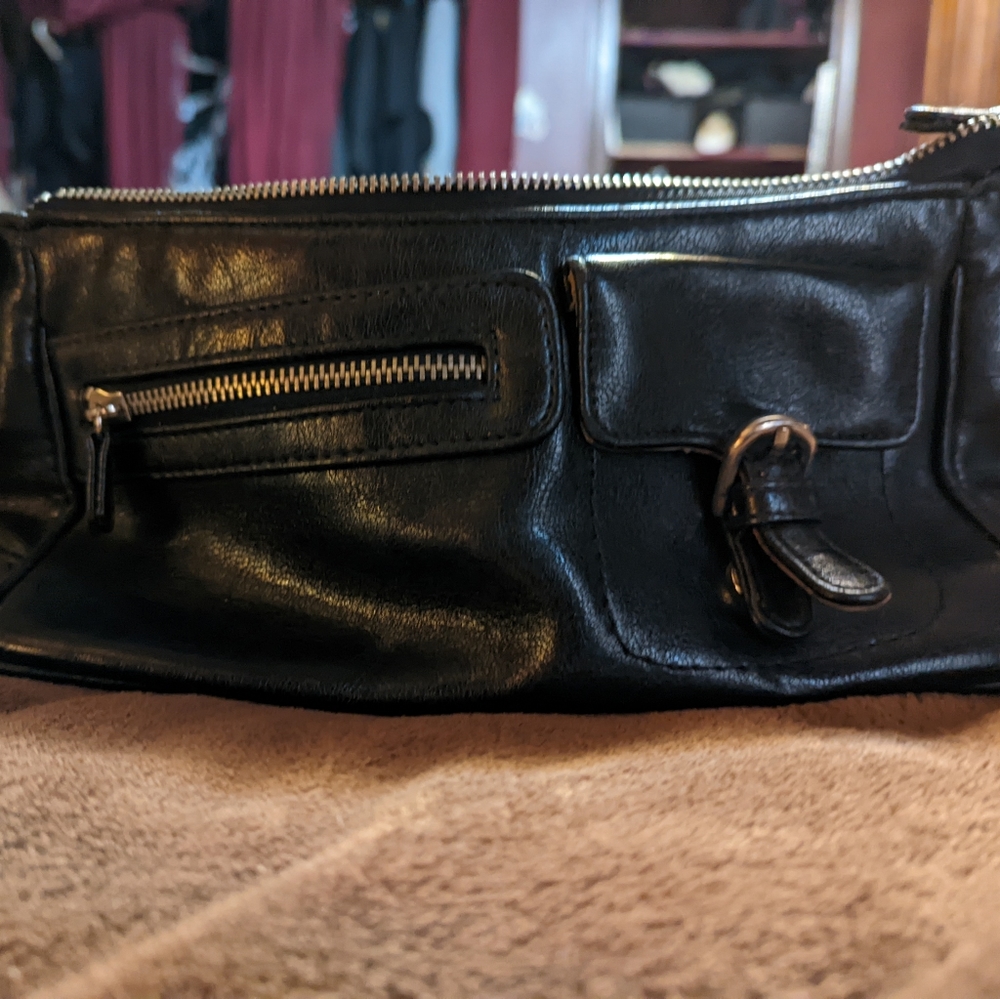 Black handbag
